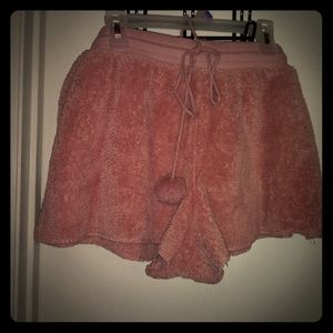 Fuzzy Sleep Shorts